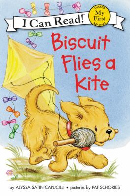 Biscuit flies a kite
